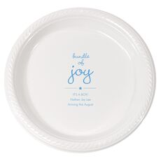 Star Bundle of Joy Plastic Plates