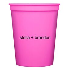 Our True Love Stadium Cups