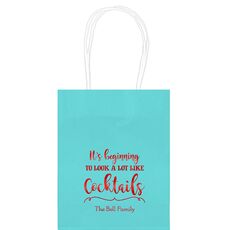 It's Beginning To Look A Lot Like Cocktails Mini Twisted Handled Bags