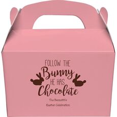 Follow The Bunny Gable Favor Boxes