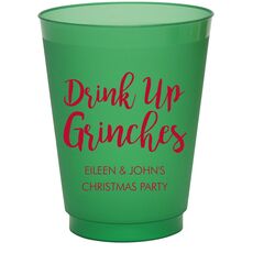 Drink Up Grinches Colored Shatterproof Cups