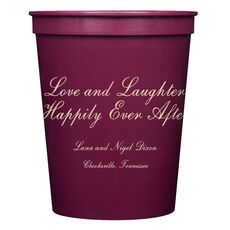 Love and Laughter Stadium Cups