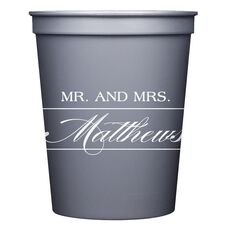 Mr. and Mrs. Stadium Cups