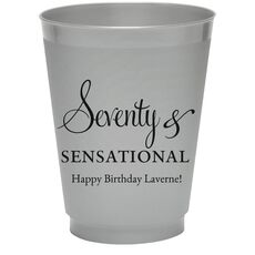 Seventy & Sensational Colored Shatterproof Cups