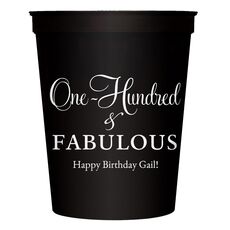 One Hundred & Fabulous Stadium Cups