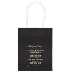 Our Special Day with Names Mini Twisted Handled Bags