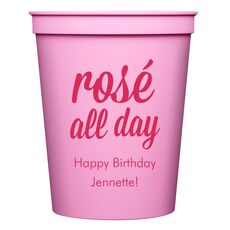 Rosé All Day Stadium Cups