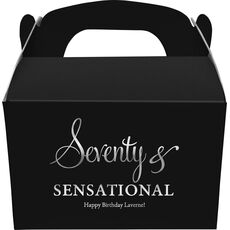 Seventy & Sensational Gable Favor Boxes