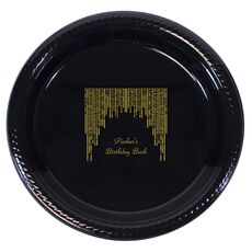 Stunning Streamers Plastic Plates