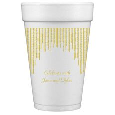 Stunning Streamers Styrofoam Cups