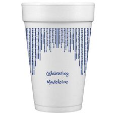 Stunning Streamers Styrofoam Cups