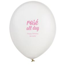 Rosé All Day Latex Balloons