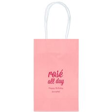 Rosé All Day Medium Twisted Handled Bags