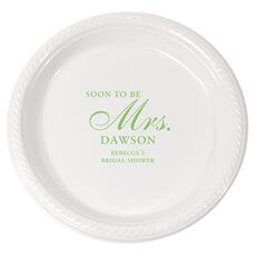 Soon to be Mrs. Plastic Plates