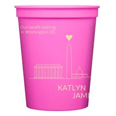 We Love Washington DC Stadium Cups