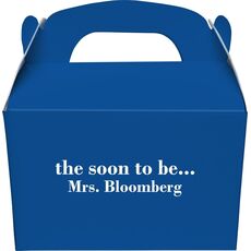 Soon to be Mrs Gable Favor Boxes