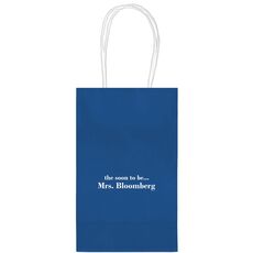 Soon to be Mrs Medium Twisted Handled Bags