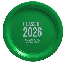Proud Class of Graduation Paper Plates