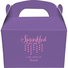 Sprinkled with Love Gable Favor Boxes