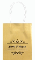 Modern Flourish Framed Mini Twisted Handled Bags