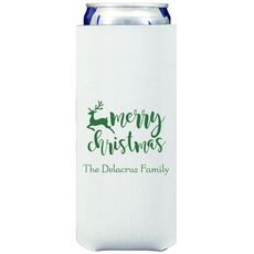 Merry Christmas Reindeer Collapsible Slim Huggers