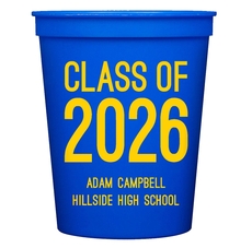 Proud Class of Graduation Stadium Cups