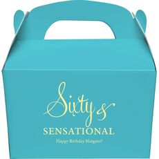 Sixty & Sensational Gable Favor Boxes