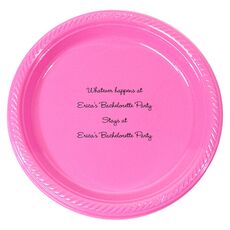 Whatever Happens Party Plastic Plates