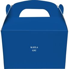 Name and College Initials Gable Favor Boxes