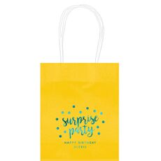 Surprise Party Confetti Dot Mini Twisted Handled Bags
