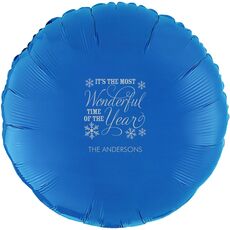 Wonderful Time of the Year Mylar Balloons