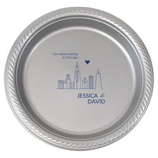 We Love Chicago Plastic Plates