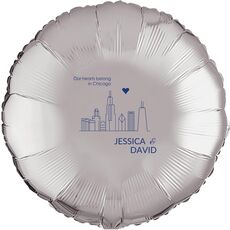 We Love Chicago Mylar Balloons
