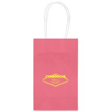 Welcome Marquee Medium Twisted Handled Bags