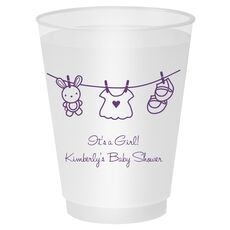 Toy Rabbit Clothesline Shatterproof Cups
