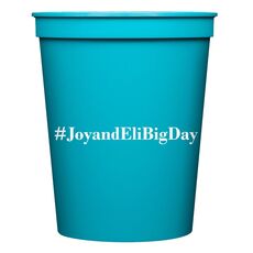 Create Your Hashtag Stadium Cups