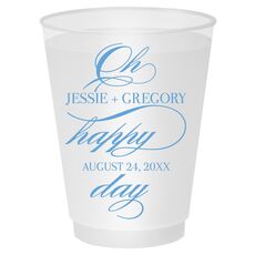 Romantic Oh Happy Day Shatterproof Cups