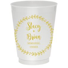Sweet Wreath Colored Shatterproof Cups