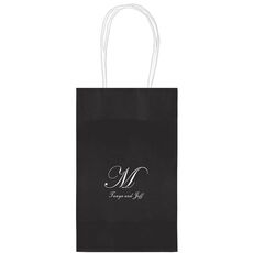 Presidential Initial Medium Twisted Handled Bags