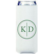 Petite Dotted Circle Duogram Collapsible Slim Huggers