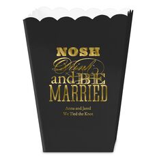 Nosh Drink and Be Married Mini Popcorn Boxes