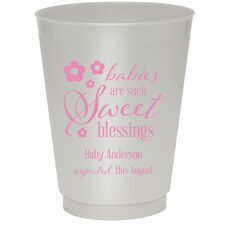 Sweet Blessings Colored Shatterproof Cups