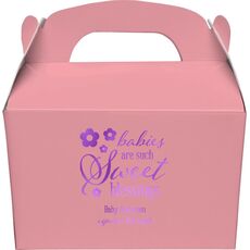 Sweet Blessings Gable Favor Boxes