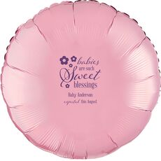 Sweet Blessings Mylar Balloons
