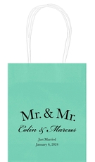 Mr  & Mr Arched Mini Twisted Handled Bags