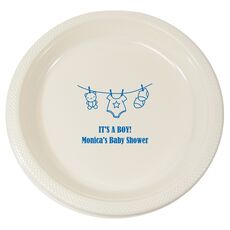 Teddy Bear Clothesline Plastic Plates