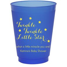 Twinkle Twinkle Little Star Colored Shatterproof Cups