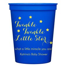 Twinkle Twinkle Little Star Stadium Cups