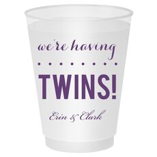 We're Having Twins Shatterproof Cups
