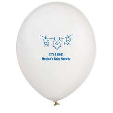 Teddy Bear Clothesline Latex Balloons